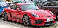 Porsche 718 Cayman GT4 at Motorworld Munich