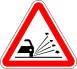 Loose road surface (gravel) (A6)