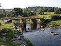 Postbridge Clapper Bridge, Dartmoor, UK (13th c.)