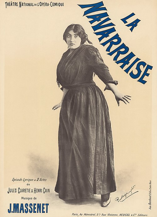 Poster of Calvé in La Navarraise