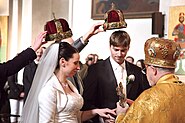 婚配機密（戴冠礼儀の一場面、プラハ、チェコ共和国）