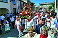 6 Ağustos'ta aziz Justo ve Pastor'un Fustiñana (Navarra) alayı.  Onlar bu Navarra kasabasının koruyucu azizleridir.