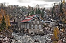 Old Chicoutimi Pulp Mill was an early 20th-century industrial complex in operation from 1898 to 1930.