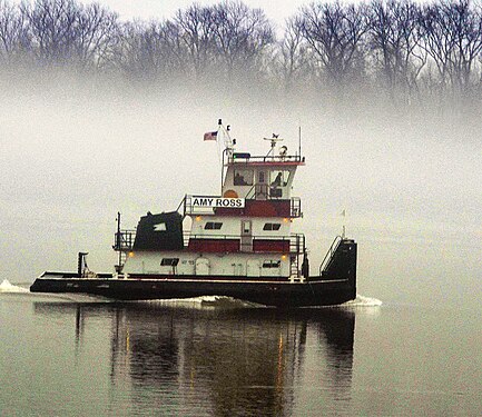 Pushboat skipper, Mississippi River