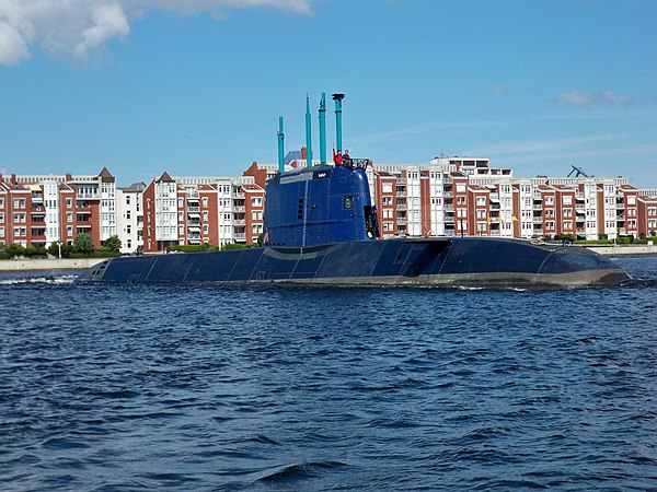 INS Rahav, a Dolphin-II submarine, seen here during its sea trials at Wilhelmshaven, Germany in July 2014.