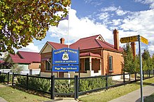 RSL sub-branches often operate from small suburban premises, such as here in Wagga Wagga, in contrast to the usually large public licensed "RSL club" buildings in New South Wales, which in that state are not owned by the RSL RSL Wagga.jpg