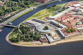 Peter and Paul Fortress in Saint Petersburg (partial)