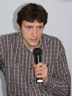 Radek Malý na autorském čtení v roce 2007