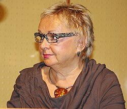 Raija Oranen Helsingin Kirjamessuilla 2010.