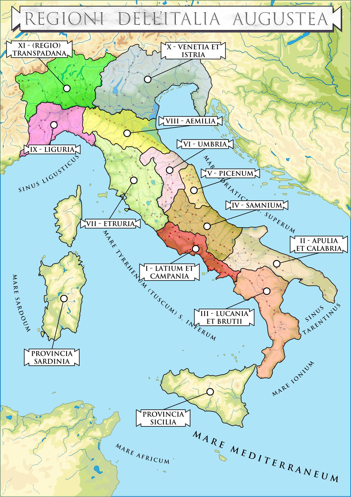 Regioni dell'Italia augustea - Wikipedia