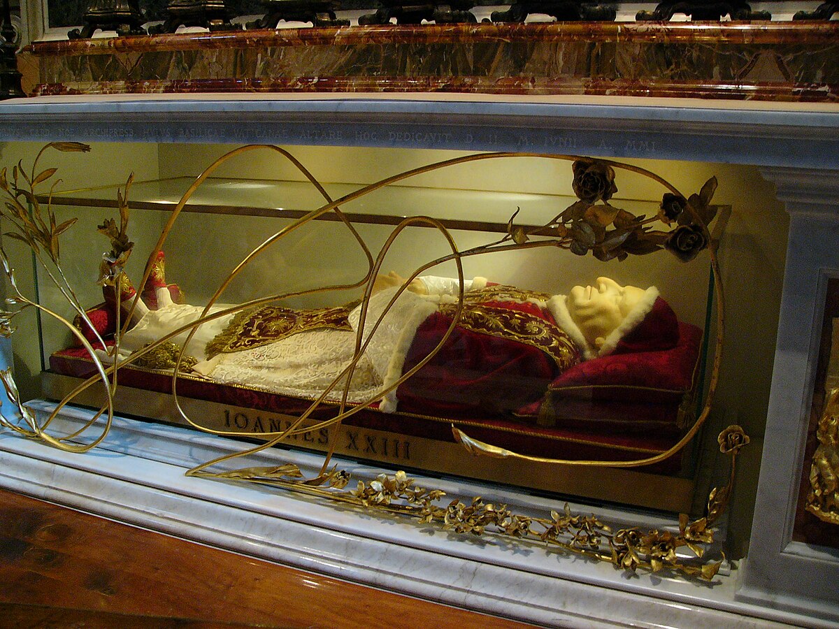 File Reliquienschrein Papst Johannes Xxiii Petersdom Jpg Wikimedia Commons