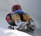 Deutsch: Vorletztes Saisonrennen im Rennrodel-Weltcup der Saison 2014/15 vom 19. bis 22. Februar 2015 in Altenberg/Erzgebirge. Tag 2: Freitagstraining. English: Luge world cup race season 2014/15 in Altenberg/Germany, 19th to 22nd Februar 2015. Day 2: Friday trainings.