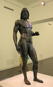 Riace bronzes - Statue A- Ancient Greek warrior.jpg