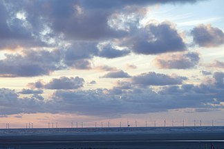 Sicht vom Borkumer Nordstrand