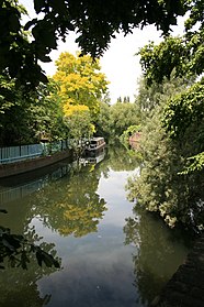 River Brent at the bottom of Green Lane