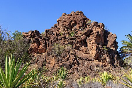 Rocks near Playa Santiago La Gomera