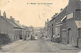 La rue de Saint-Quentin avant guerre.