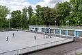 * Nomination Roller skating rink inside park Grugapark in Essen --Tuxyso 17:49, 20 May 2017 (UTC) * Promotion  Comment There are kids in the photo, there should be a personality warning.--Peulle 18:03, 20 May 2017 (UTC) Really? Such tiny, imho not really recognisable / only Beiwerk Which template should I use? --Tuxyso 18:02, 20 May 2017 (UTC)  Comment - I find the mother who's sitting down quite recognizable, and the girl in the pink blouse in particular would be quite recognizable to anyone who knew her. -- Ikan Kekek 11:06, 21 May 2017 (UTC)  Done by User:W.carter --Tuxyso 18:29, 21 May 2017 (UTC)  Support - Good quality. Peulle, do you agree? -- Ikan Kekek 08:22, 22 May 2017 (UTC)