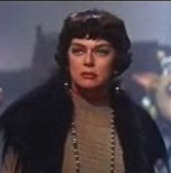 Rosalind Russell as "Mama Rose" Hovick