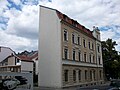 Apartment house in a corner