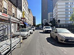 La rue en juillet 2022.