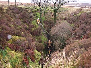 <span class="mw-page-title-main">Rumbling Hole</span> Cave in Lancashire, England