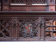 Détail de la tribune d'orgue