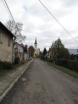 Straße zur Kirche