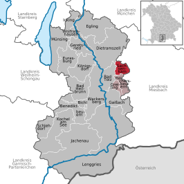 Kaart van Sachsenkam