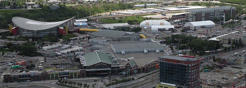 File:Saddledome from Calgary Tower.JPG