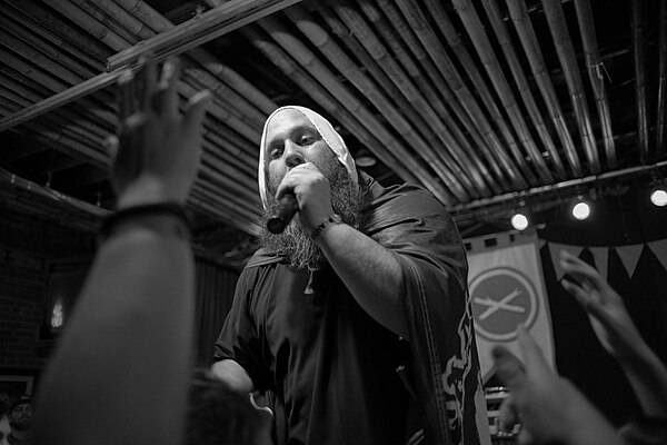 Sage Francis performing at the 2013 Treefort Music Fest