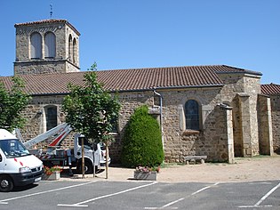 Saint-Georges-Hauteville (Loire, Fr), l'église.JPG