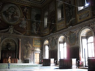 <span class="mw-page-title-main">Sala dei Cento Giorni</span> Room in the Palazzo della Cancelleria, Rome