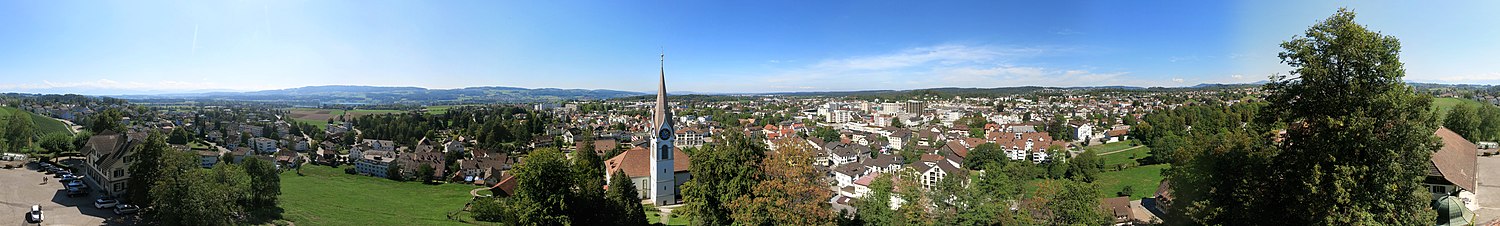 360 ° panorama from Uster Castle