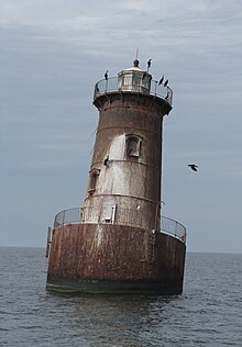 Sharp's Island Light, built by Jessamine in 1881 and still standing Sharps Island Light 2009.jpg