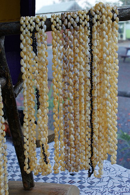 Necklaces made in Raratonga, Cook Islands