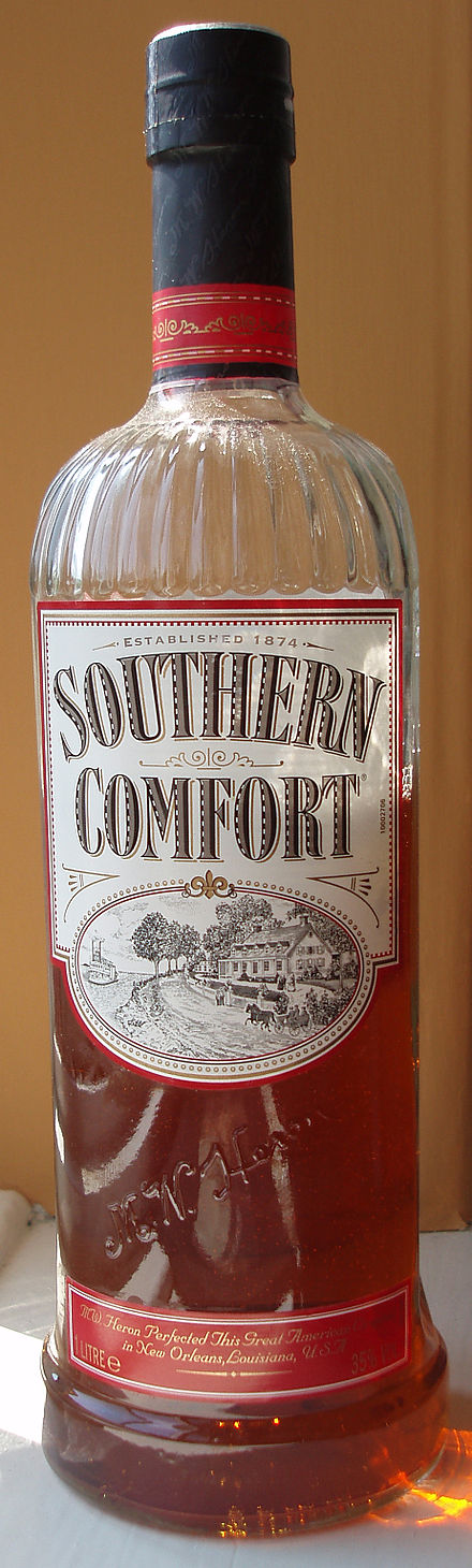 A bottle of Southern Comfort