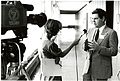 Stan Rasberry speaking to WJLA TV reporter for SRM 1960 press conference