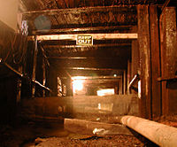 Inside a Springhill, NS mine shaft Springhill Mine 3.jpg