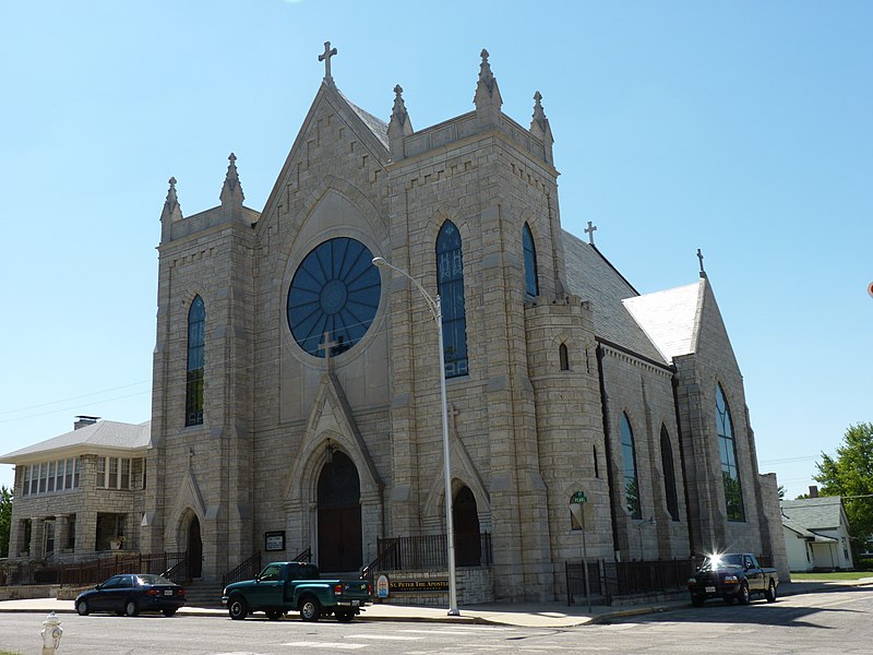 File:St. Peter the Apostle Catholic Church and Rectory.jpg