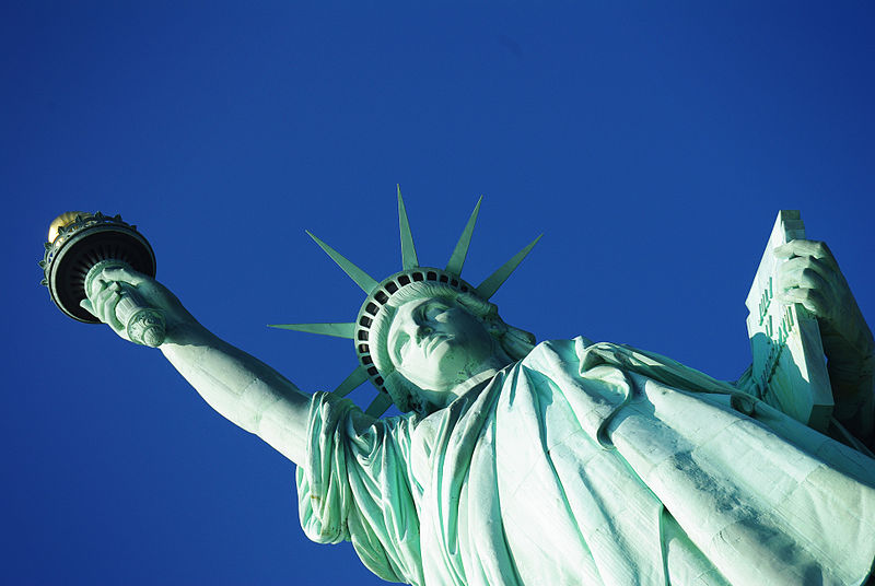 File:Statue of Liberty Bright Blue.jpg