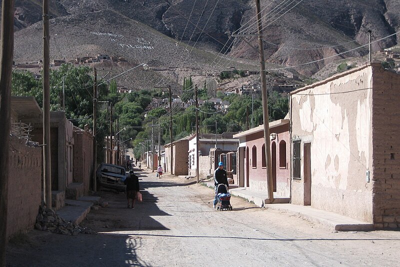 File:Street scene in Tilcara, Argentina.jpg