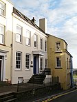 Ty Gelli Aur/Golden Grove House, with steps and railings