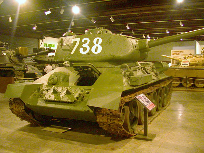 File:T-34-85 in the Patton Museum of Cavalry and Armor.jpg