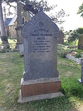 The grave of T. W. Wallis in Louth Cemetery T W Wallis grave Louth Cemetery.jpg