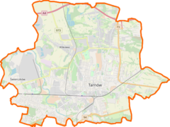 Mapa lokalizacyjna Tarnowa