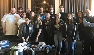 Magic: The Gathering personalities Chris Van Meter, Brad Nelson, Brian Braun-Duin, Ryan Spain, Graham Stark, Matt Anders, Brittany Hamilton, April King, Brian Lewis, Sydney Ess, Michelle Rapp, Dana Fischer, Ashlen Rose, Crim Nguyen, Meghan Wolff, Melissa DeTora