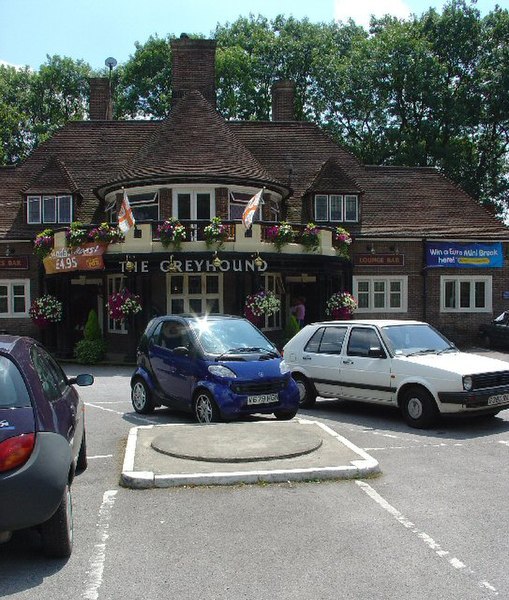 File:The Greyhound Pub, Tinsley Green, Crawley, West Sussex - Venue for the Annual World Marbles Championships. - geograph.org.uk - 27695.jpg