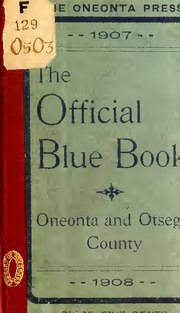 Thumbnail for File:The official blue book, Oneonta and Otsego County .. (IA officialbluebook00oneo).pdf