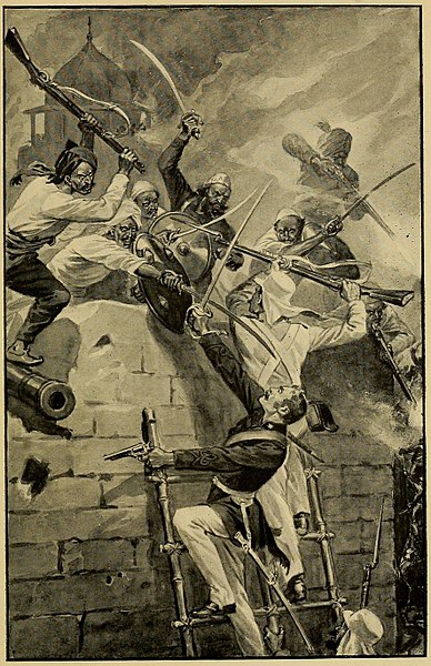 The storming of Jhansi